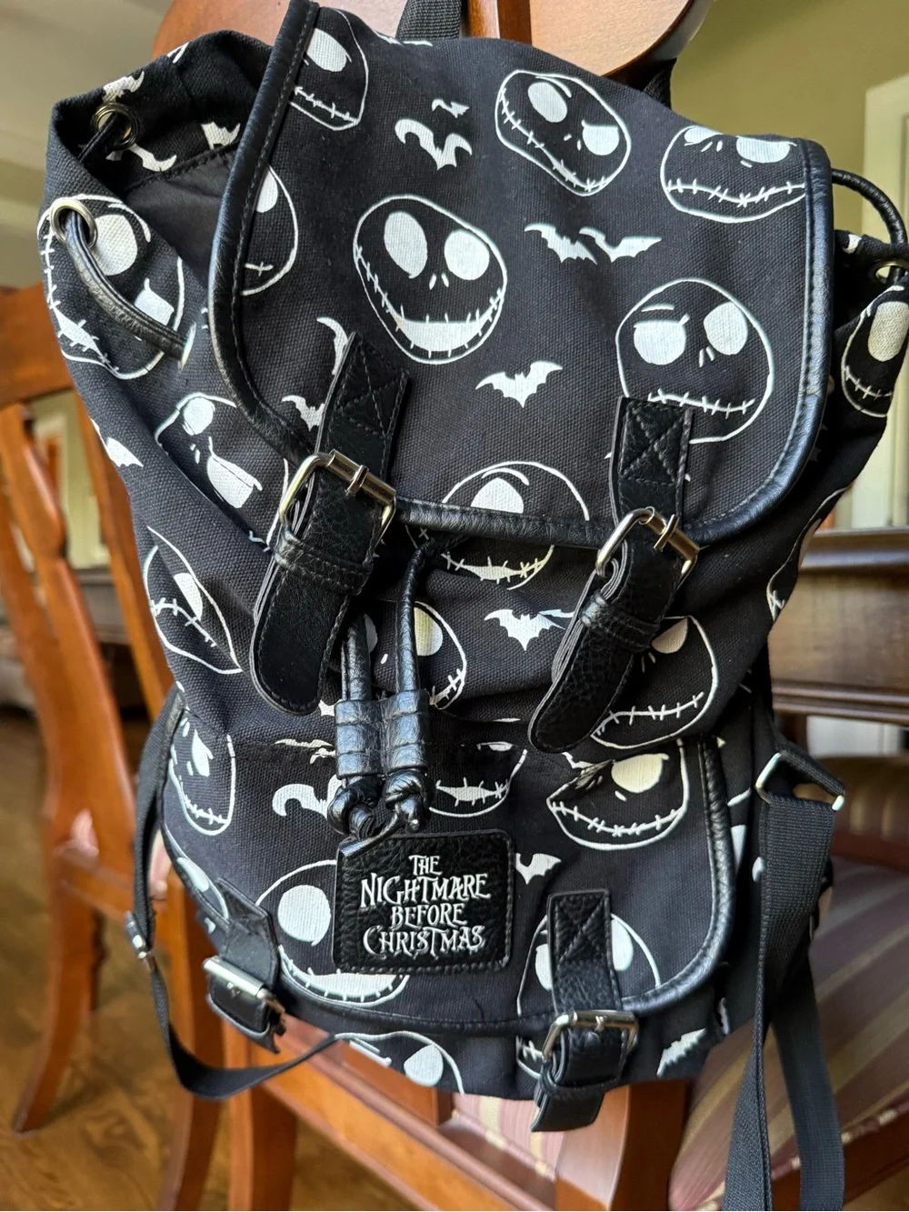 Disney The Nightmare Before Christmas 2015 Limited Edition Canvas Backpack Jack